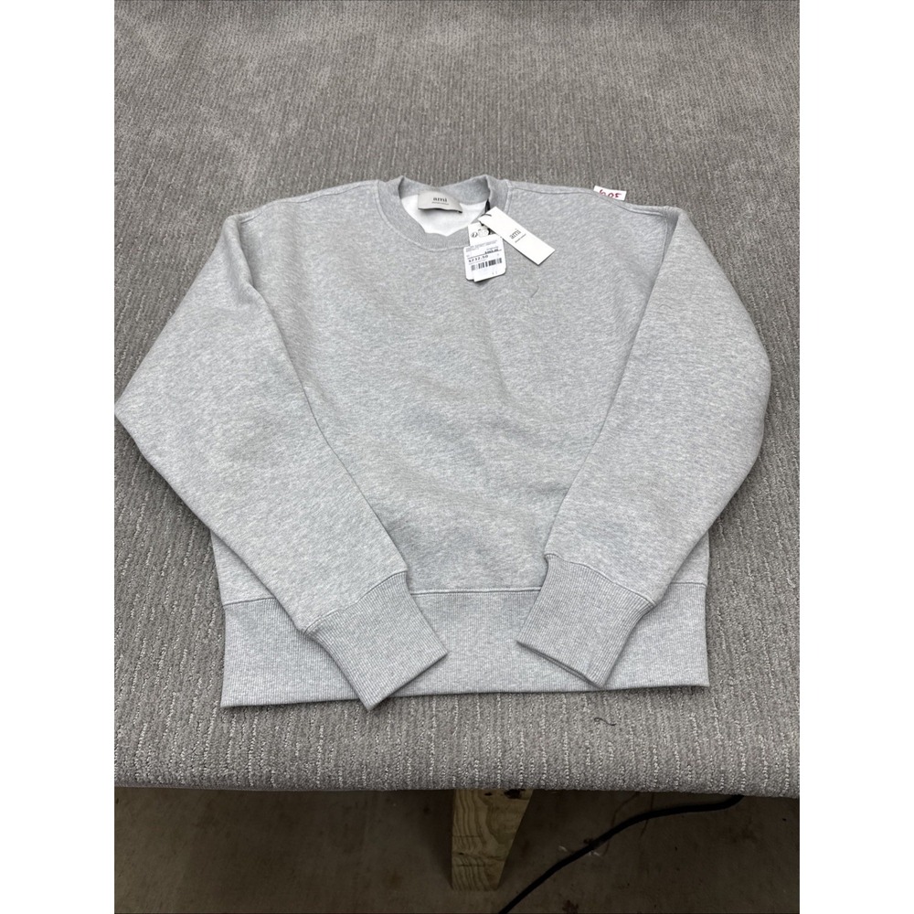 Ami Embossed Sweatshirt Size Small #605
